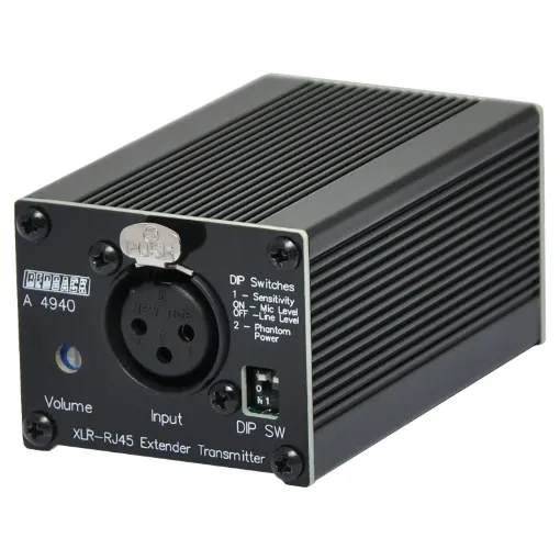 Allows balanced signals to be transmitted over long distances using economical UTP data cabling.