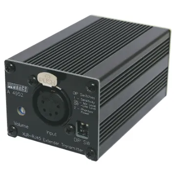 This handy interface box allows balanced signals to be transmitted over long distances using economical UTP data cabling, and provides easy local zone connection for audio sources.