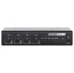 This four channel mixer features 4 balanced mic inputs and 3 line inputs. Input 1 is a dedicated balanced mic input whilst inputs 2 - 4 can accept either balanced mic or line level.