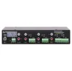 This four channel mixer features 4 balanced mic inputs and 3 line inputs. Input 1 is a dedicated balanced mic input whilst inputs 2 - 4 can accept either balanced mic or line level.