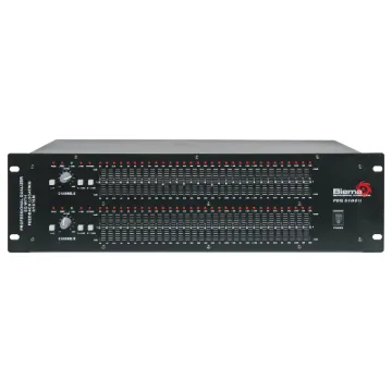 This professional unit delivers outstanding equalisation both in live or studio applications. Invaluable
for counteracting poor room or venue acoustics. The design employs ultra low noise audio amplifiers
with high quality components for outstanding sou