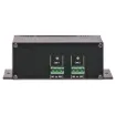 This relay hub consists of 2 high current (16A) relays with isolated sets of voltage free contacts that close on operation. The relay hub can be used in three ways.