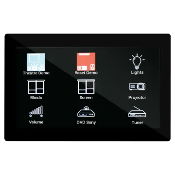 This universal 7" touchscreen wallplate is the perfect control system for commercial and domestic automation. Its stylish low profile design lends itself to installation in new modern homes, classrooms, lecture theatres or corporate boardrooms.