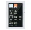 This universal touchscreen wallplate is the perfect control system for commercial and domestic automation. Its stylish low profile design lends itself to installation in new modern homes, classrooms, lecture theatres or corporate boardrooms.