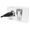 This incredibly sturdy all metal microphone is built to survive the rigours of supermarkets & fast food restaurants.