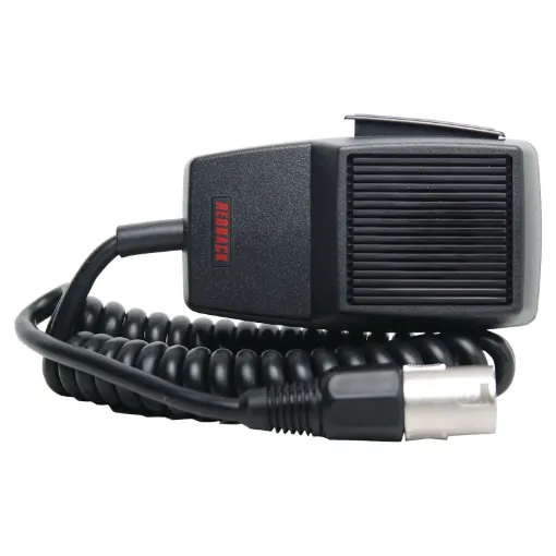Low impedance, 500 Ohm, omni-directional, dynamic microphone with curly cord (including switch pair).  Suitable for CB's, radio transceivers etc.  Supplied complete with mounting clip.Tailored frequency response 300Hz- 8KHz (C 0334), 300Hz - 6kHz (C 0335)