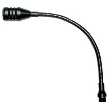 This elegant gooseneck microphone features smooth, brilliant sound with excellent ambient noise control and feedback rejection. It's screw base is suitable for mounting on equipment or permanent desk mounting . The slimline design of this mic  makes it id