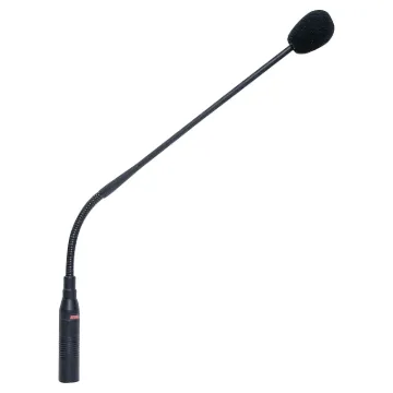 This elegant gooseneck microphone features smooth, brilliant sound with excellent ambient noise control and feedback rejection. It is ideal for installations requiring the use of a high performance non-obtrusive microphone. The slimline design of this mic