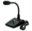 This desk microphone has a tapered low frequency response for articulate speech reproduction and enhanced clarity.  Fitted with a 2 metre lead and terminated with 5 pin XLR connector. Includes a PTT mute switching pair.