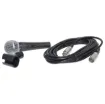 This fine quality microphone has been styled on the famous Shure&trade Bros SM58.  In our opinion the reproduction is every bit as good as the genuine article.  Housed in a sturdy diecast body and fitted with a silent action reed type on/off switch.