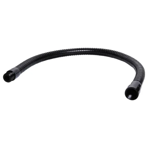 Microphone gooseneck incorporating 5/8&quot thread male to female. Matching bench mount bases C 0420/21. 450mm Black.