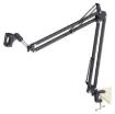 This Desktop Microphone Arm Stand is an ideal solution for anyone working with voice-related hobbies such as podcasting, studio work or streaming.
