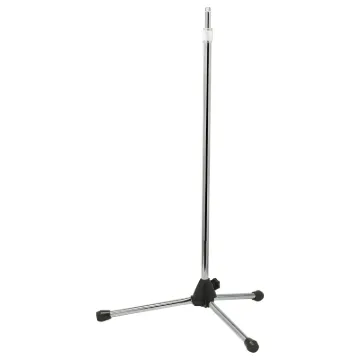 Sturdy telescopic stem with friction grip adjustment and foldup legs. Includes screw adaptor attachment (5/8"") for microphone holder etc. Height adjusts from 96 to 154cm