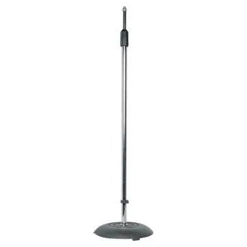 Sturdy telescopic stem with friction grip adjustment. Includes screw adaptor attachment (5/8&ampquot) for mic holder etc.

80cm to 145cm