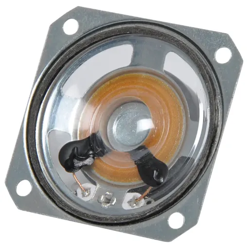 Sound Pressure Level: 85 ± 3 dBA
Resonance Frequency: 800 ± 20% Hz
Frequency Range: Fo - 7,000 Hz
Rated Impedance: 8 ± 15% O
RMS Power: 1.5W
Max Power: 3.0W
Operating Temperature: -20ºC to +60ºC
Storage Temperature: -30ºC to +60ºC
Distortion at 1KHZ at rated power: <5%
Magnet: Ø12.5 x 2.0mm NdFeB
Housing: Metal
Diaphragm Material: Mylar