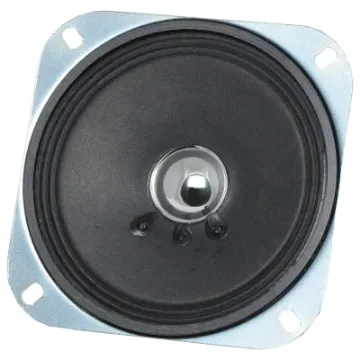 5 watt max. 4 and 8&Omega taps. Great for use in intercoms, as monitor speakers, etc. 
Diagonal mounting hole centres at 117mm.