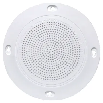 Super slimline grille with screw flush caps. Excellent for architecturally sensitive applications. Includes speaker mounting posts for 100mm speaker.