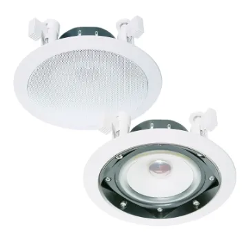 Employing an all-weather polypropylene cone and rubber surround ensuring extended service life
when used either for indoor or outdoor applications. Extremely compact it is well suited to confined areas. The C 0840 is an excellent choice for mounting in b