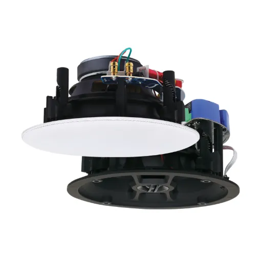 These 165mm (6.5”) 2-way ceiling speakers feature kevlar construction with Bluetooth instant audio streaming from your device. Stunning hi-fi audio reproduction.