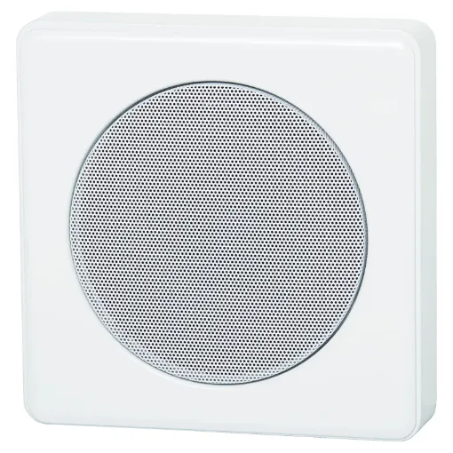 This cabinet is designed to withstand the physical abuse of vandals. Access to the 130mm dual cone speaker requires the use of an allen key, minimising unauthorised tampering and/or theft. Features multiple conduit entries. Suitable for use in prisons, tr