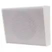 A slimline 6.5” loudspeaker constructed from high impact ABS with metal mesh grill.