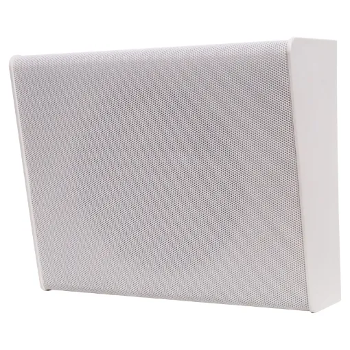 A slimline 6.5” loudspeaker constructed from high impact ABS with metal mesh grill.