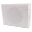 A slimline 6.5” loudspeaker constructed from high impact ABS with metal mesh grill.