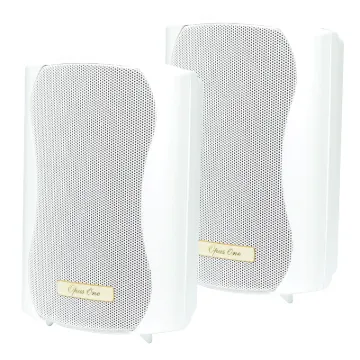 A great addition to any alfresco area these wall speakers offer high performance music reproduction for an affordable price! 3.5” 30W RMS drivers.  8O input.