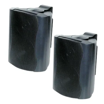 These wall mount music speakers feature exceptional sound quality for both domestic and commercial applications, such as theatre surround or bookshelf speakers, and PA sound reinforcement.