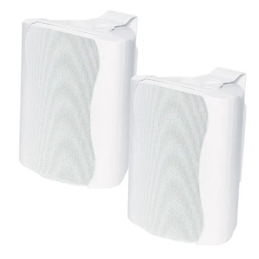 These high power Redback Monitor Series music speakers feature exceptional sound quality for professional sound reinforcement. They offer a stylish contoured profile together with a quick mounting bracket that virtually disappears once mounted. Connectio