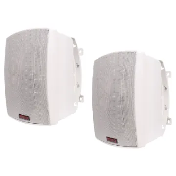 These wall mount music speakers feature exceptional sound quality for both domestic  and commercial applications and PA sound reinforcement.