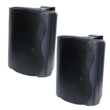 These wall mount music speakers feature exceptional sound quality for both domestic and commercial applications, such as theatre surround or bookshelf speakers, and PA sound reinforcement.