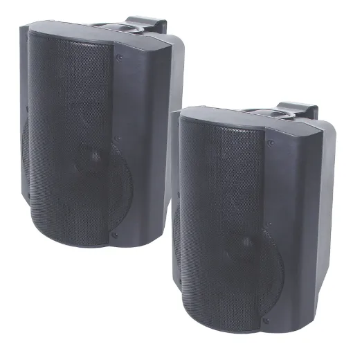 Great for classrooms, lecture theatres, boardrooms, cafes, function areas, pubs, bars, boutiques etc. System comprises of one active speaker with inbuilt stereo amplifier and one passive speaker which is powered from the active speaker.
