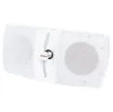 These stylish wall speakers deliver high quality sound for music and sound reinforcement.  Ideal for entertaining areas at home or boutiques, cafes, pubs & clubs in professional installations. Connection is via spring terminals on rear. Aluminium grille & stainless steel hardware offer rust free performance in even the most demanding environments.