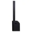 This 1200W PA column speaker system is a plug and play active speaker system ideal for small live shows, small parties, bands, musicians or anywhere foreground sound reinforcement is required.
