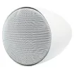 Designed for use where traditional ceiling mounted speakers are difficult or impractical to install. Used in such areas as very high raked, suspended, concrete, or exposed ceilings.