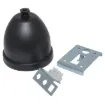 Designed for use where traditional ceiling mounted speakers are difficult or impractical to install. Used in such areas as very high raked, suspended, concrete, or exposed ceilings.