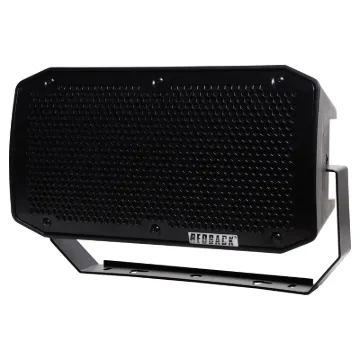 This all weather long throw PA speaker features a two-way driver, including 5.25-inch woofer and 1-inch tweeter for PA sound projection.