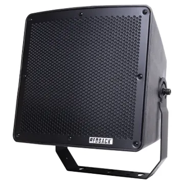 This all weather long throw PA speaker features a two-way driver, including 8-inch woofer and 1-inch tweeter for PA sound projection.