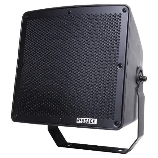 This all weather long throw PA speaker features a two-way driver, including 8-inch woofer and 1-inch tweeter for PA sound projection.