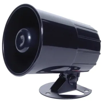 8 ohm, 15 watt, PVC weatherproof PA horn. Suitable for security, PA, extension speaker, etc. Includes swivel mounting bracket. Fits S 5462 siren box.