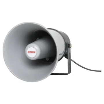 A high performance 8 ohm horn speaker for use in smaller PA applications requiring a low impedance audio solution. Primarily used for paging systems where a high degree of speech articulation and program clarity is paramount. Ideal for small factori