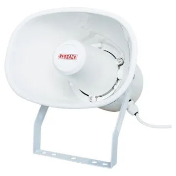 Exclusive design incorporates a dog leg mounting bracket which eliminates the need to separate the horn from the bracket during installation. A real time &amp money saver! Traditional horn speaker brackets have to be removed, screwed to the wall surface, and then bolted back onto the horn speaker.