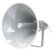 Reflex horn speakers are ideally suited for open air paging applications where speech clarity is of prime importance.