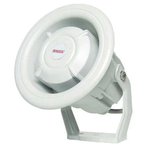 The perfect choice for harsh industrial environments. A wide operating temperature range, coupled with an IP67 rated enclosure make this horn speaker suitable for a vast range of applications. It is resistant to corrosion and chemicals.