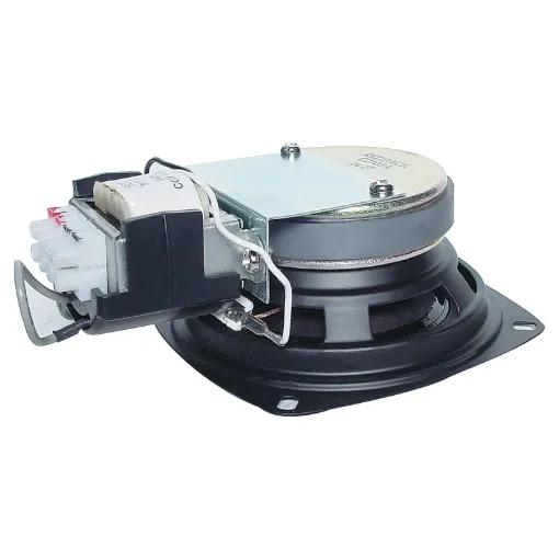 This custom designed speaker and transformer combination has been specifically engineered to ensure a wide frequency range and dispersion angle, plus a high sound pressure level (SPL) ensuring excellent music and speech intelligibility; which is h
