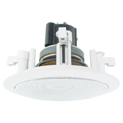 These stylish, high performance, architecturally unobtrusive speaker/grill combinations can be painted to match decor. Super easy to install with a 'Flip-Lock' mounting system. Typical applications include medical centres, shopping malls, restaurants, bou