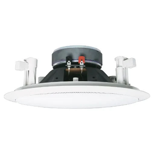 The C 2124 is a 200mm (8&quot) 8&Omega 45W coaxial speaker. These stylish, high performance, architecturally unobtrusive speaker/grill combinations can be painted to match decor. Super easy to install with a 'Flip-Lock' mounting system. Typical applications