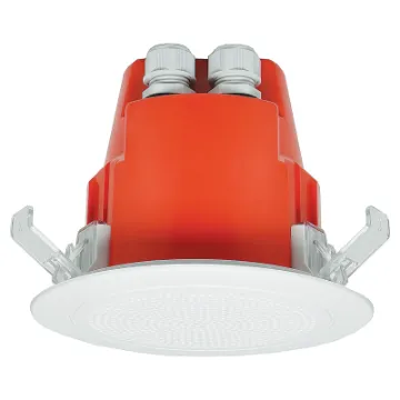 Designed to meet AS ISO 7240.24:2018. Considerable development and has been put into this fire announcement system approved version of our popular One-Shot 'Rat-Trap' speaker. Flame retardent design with tuned PA driver to suit the latest approval requirements.