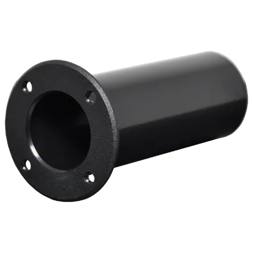 Unique adjustable telescopic design makes tuning and building speaker cabinets faster and easier.  Complete unit simply screws against the speaker cabinet panel.  Extension component can be secured into place.